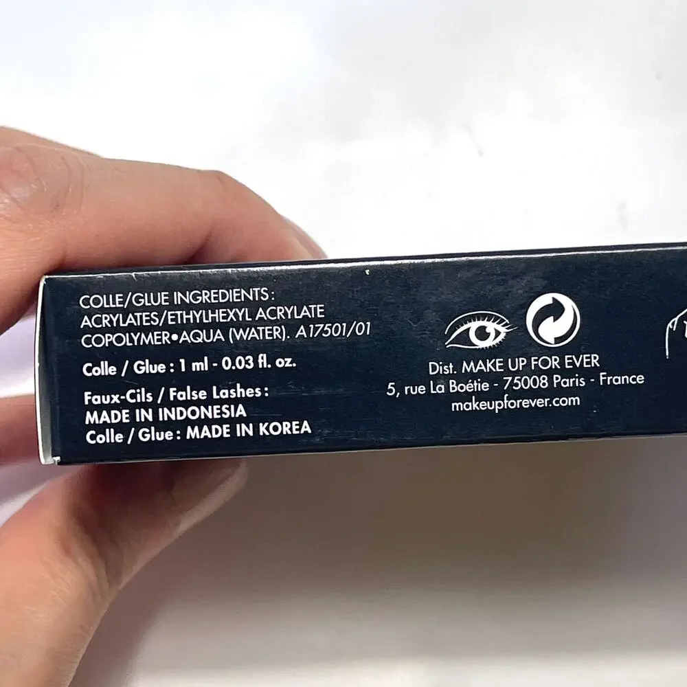 MAKE UP FOR EVER NIB Lash Show Natural Impact False Eyelashes + Glue N-102